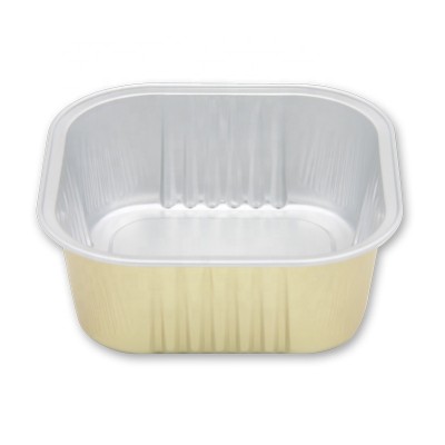 300ml aluminum cake pan disposable square microwavable food cheesecake containers no lid