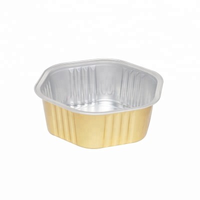 Square Smoothwall Foil container for Ready-meal